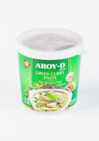 Паста Карри Зеленая, 400г, пл/банка, AROY-D, Тайланд Паста Карри Зеленая, 400г, пл/банка, AROY-D, Тайланд