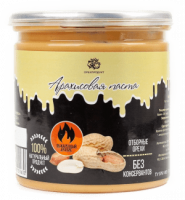 Паста арахисовая обжаренная, 200г, пл/банка, ОРЕХПРОДУКТ, Россия