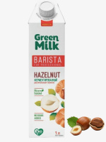 Напиток ФУНДУЧНЫЙ на соевой основе, 1л, тетра-пак, Green Milk, Россия Напиток ФУНДУЧНЫЙ на соевой основе, 1л, тетра-пак, Green Milk, Россия