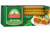 Изделия макаронные длинные ЛАЗАНЬЯ с дв. волной, высший сорт, 500г, 1/12, пакет, MAKFA, Россия Изделия макаронные длинные ЛАЗАНЬЯ с дв. волной, высший сорт, 500г, 1/12, пакет, MAKFA, Россия