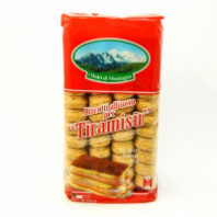 Печенье сахарное для тирамису Савоярди, 400г, 1/15 (уп/48шт), пакет, ТМ I dolce di montagna, Италия