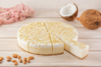 Пирог сырный ЧИЗКЕЙК КОКОС И МИНДАЛЬ, 1,92кг, 16порц/упак, картон, Betty's cake, Россия Пирог сырный ЧИЗКЕЙК КОКОС И МИНДАЛЬ, 1,92кг, 16порц/упак, картон, Betty's cake, Россия